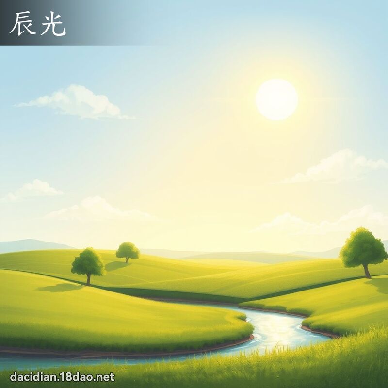 辰光 - 國語大辭典配圖