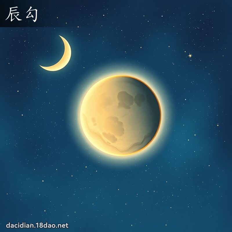 辰勾 - 國語大辭典配圖