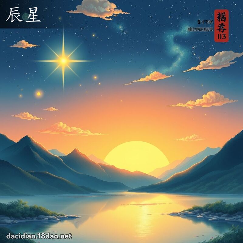 辰星 - 國語大辭典配圖