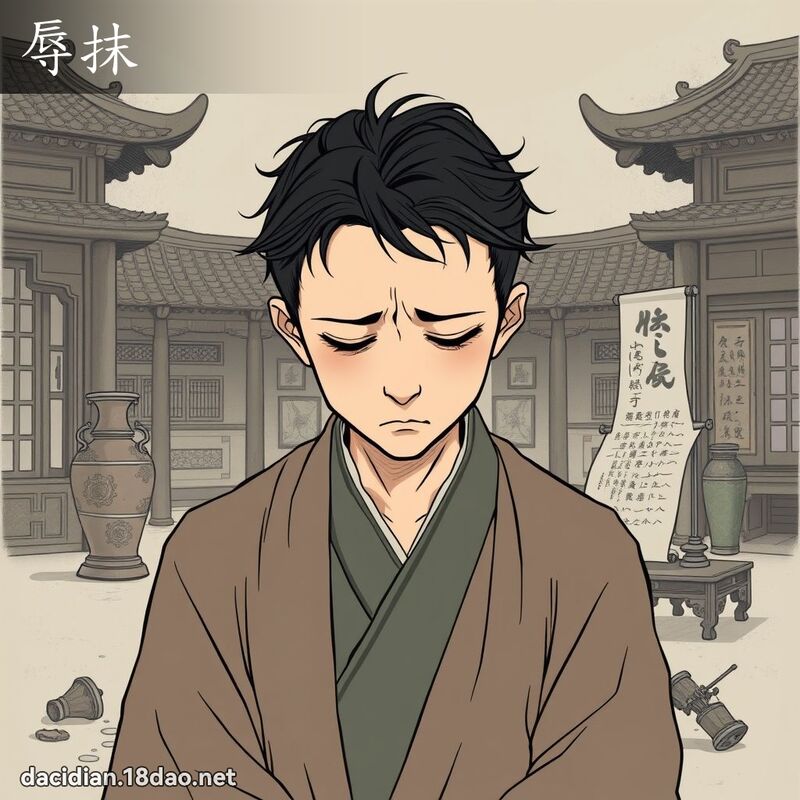 辱抹 - 國語大辭典配圖