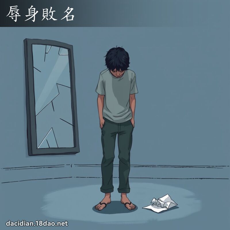 辱身敗名 - 國語大辭典配圖