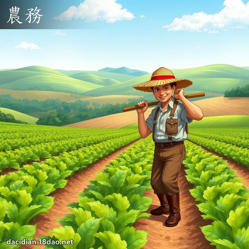 農務 - 國語大辭典配圖