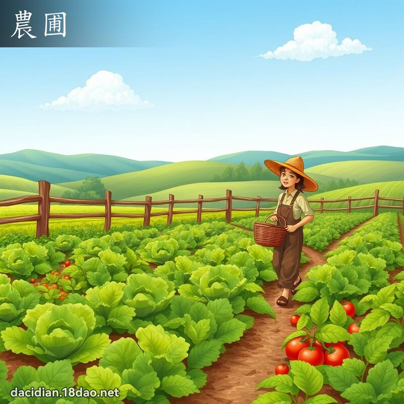農圃 - 國語大辭典配圖