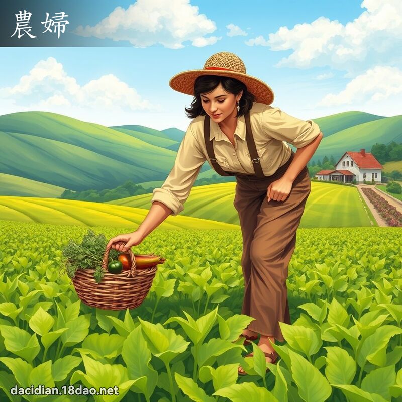農婦 - 國語大辭典配圖