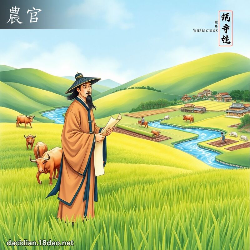 農官 - 國語大辭典配圖