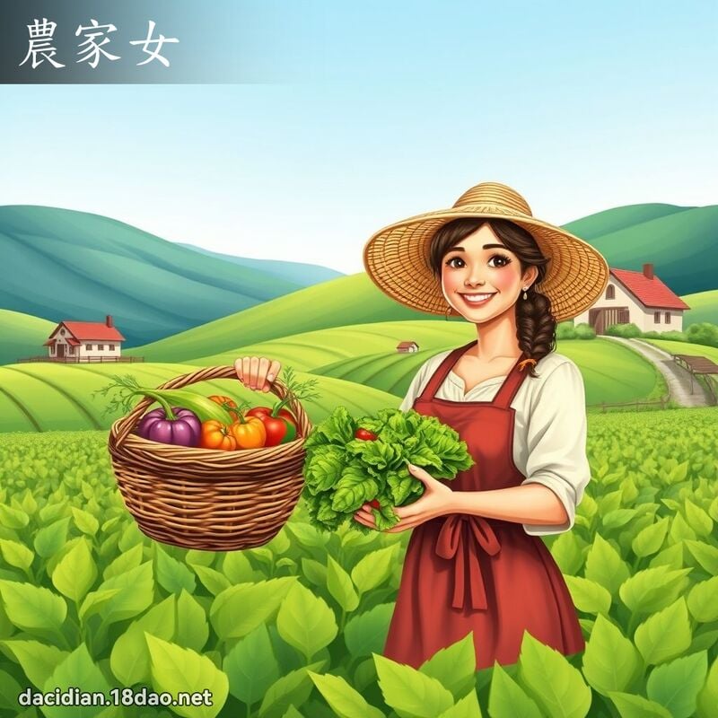農家女 - 國語大辭典配圖