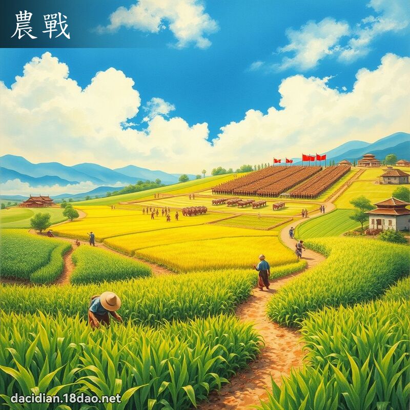 農戰 - 國語大辭典配圖