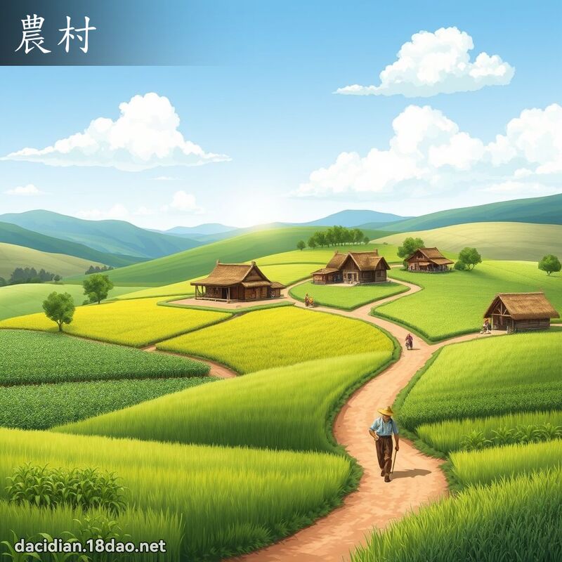 农村 - 国语大辞典配图