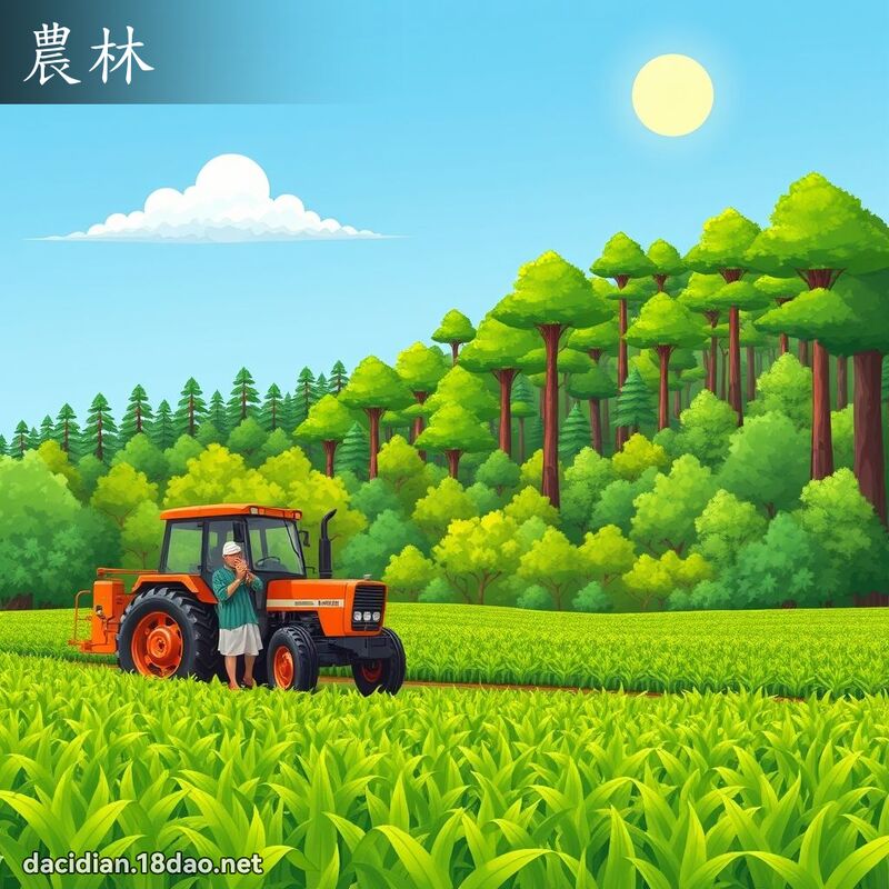 農林 - 國語大辭典配圖