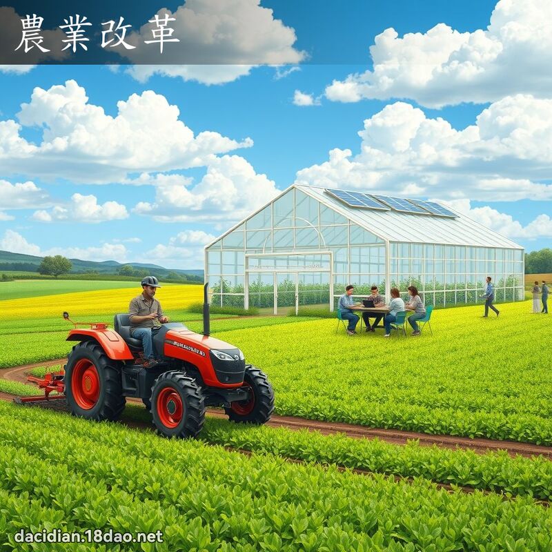 农业改革 - 国语大辞典配图