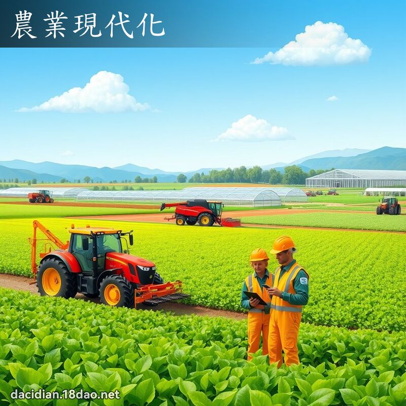 農業現代化 - 國語大辭典配圖