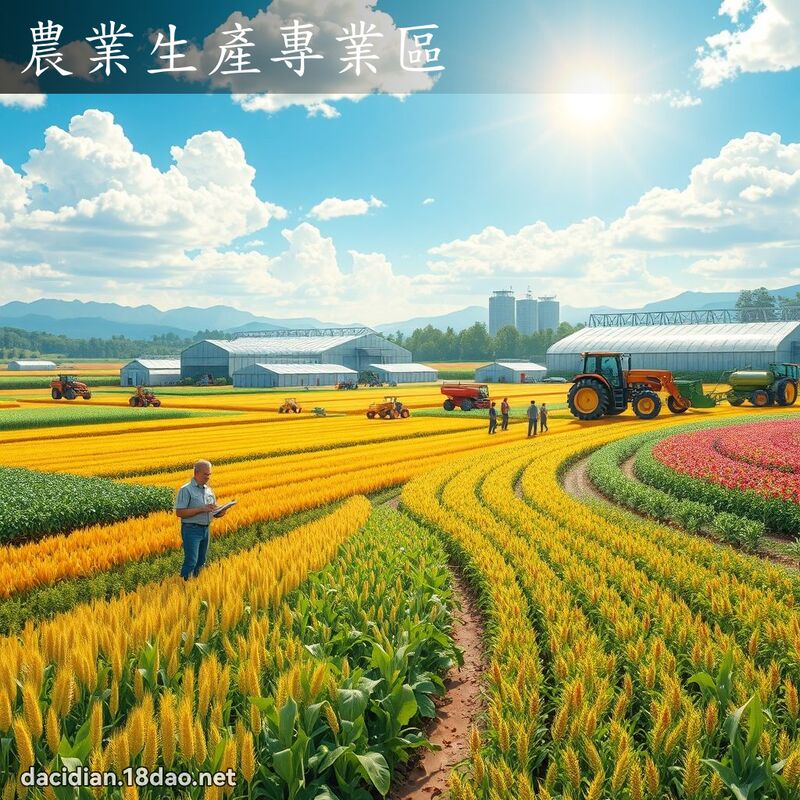 農業生產專業區 - 國語大辭典配圖