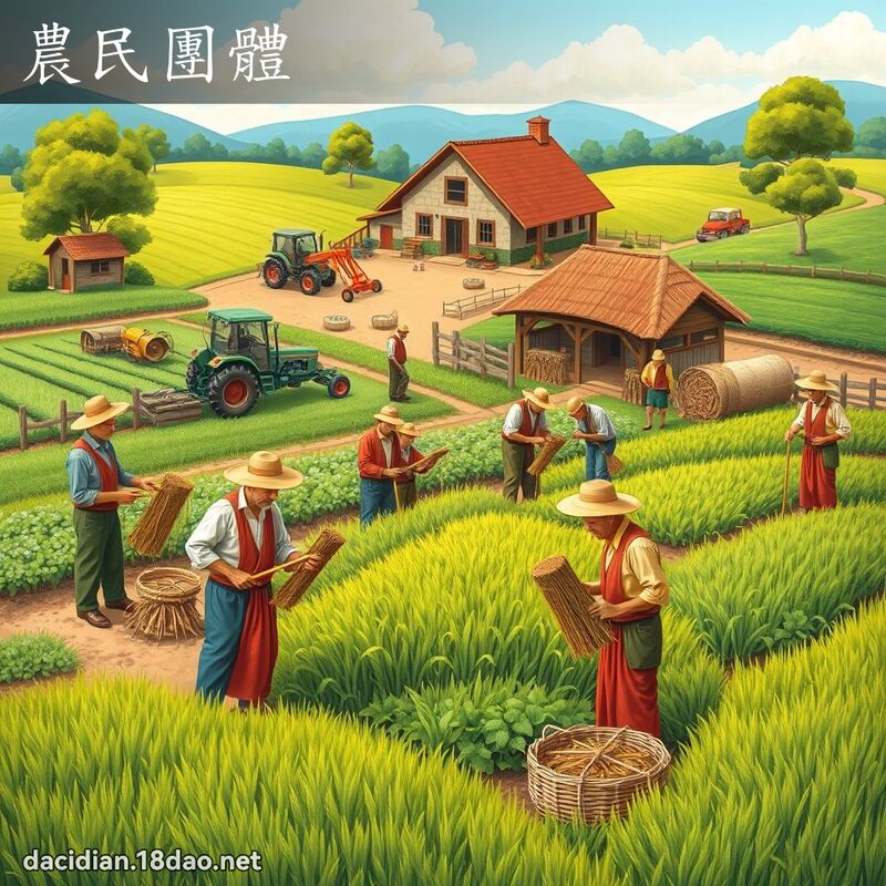 农民团体 - 国语大辞典配图