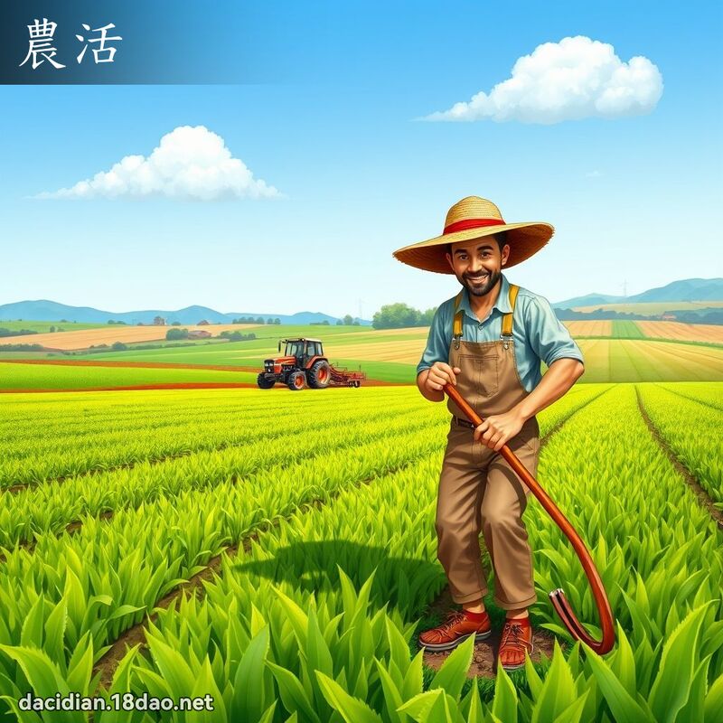 農活 - 國語大辭典配圖