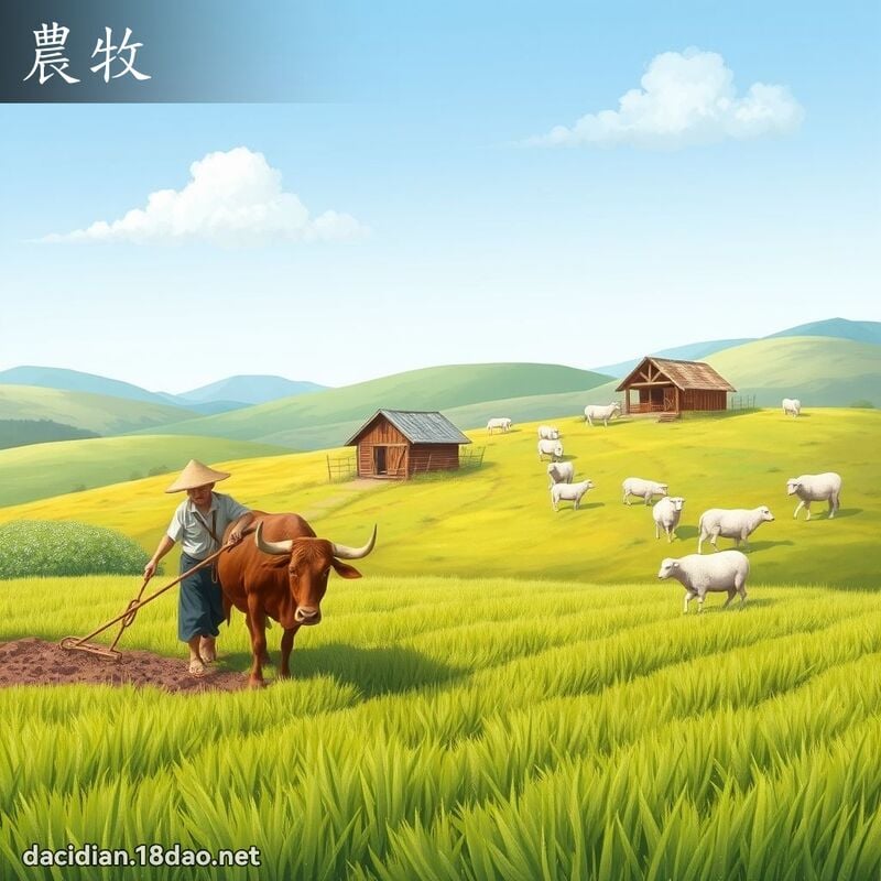 農牧 - 國語大辭典配圖