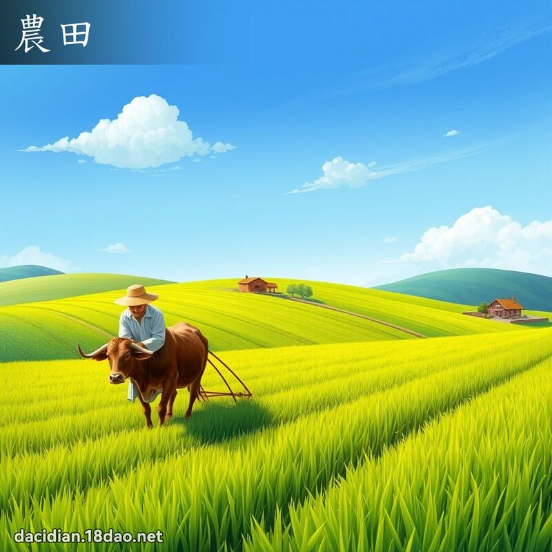 农田 - 国语大辞典配图