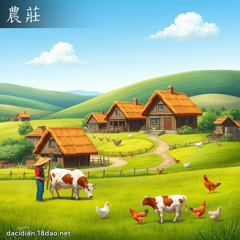 農莊 - 國語大辭典配圖