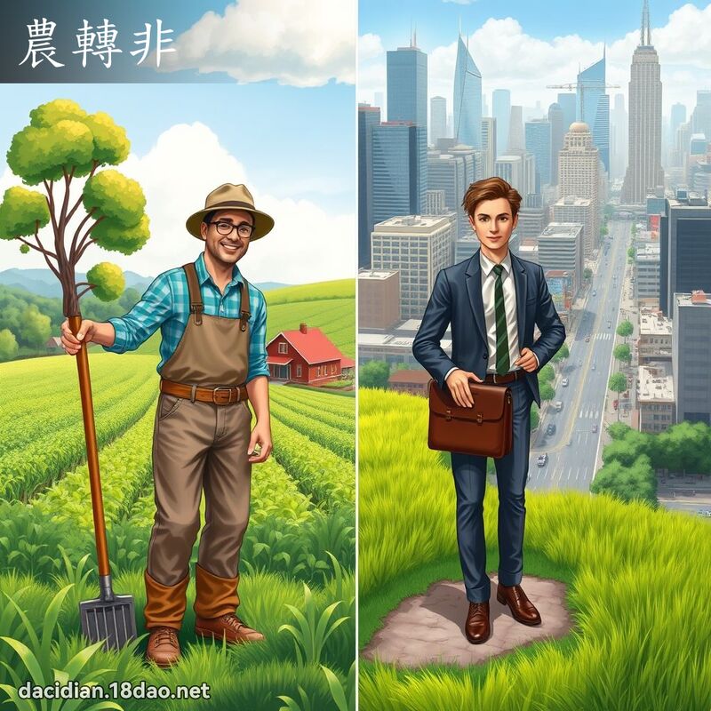 農轉非 - 國語大辭典配圖