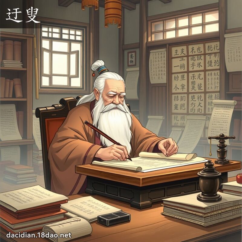 迂叟 - 國語大辭典配圖