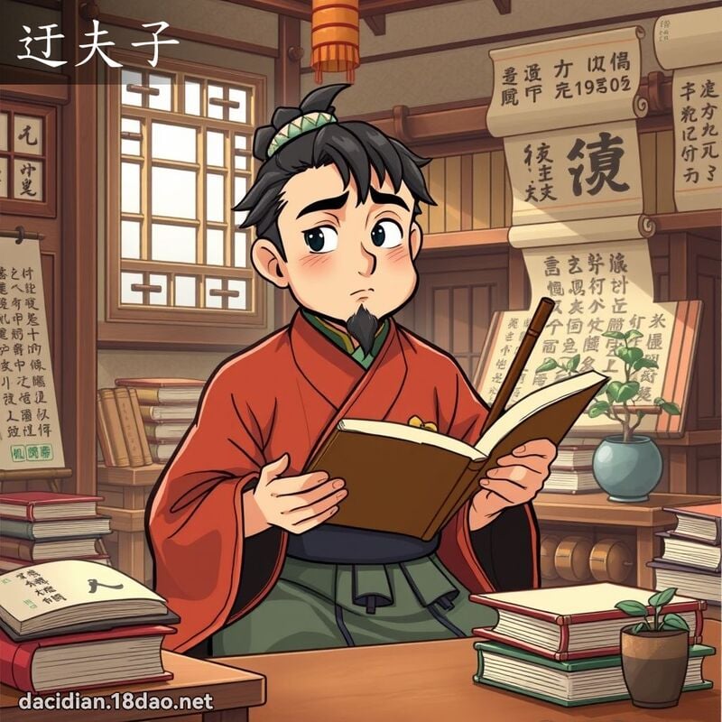 迂夫子 - 國語大辭典配圖