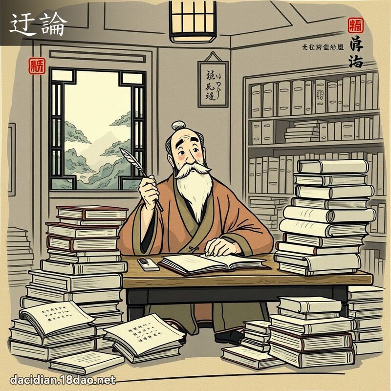 迂论 - 国语大辞典配图