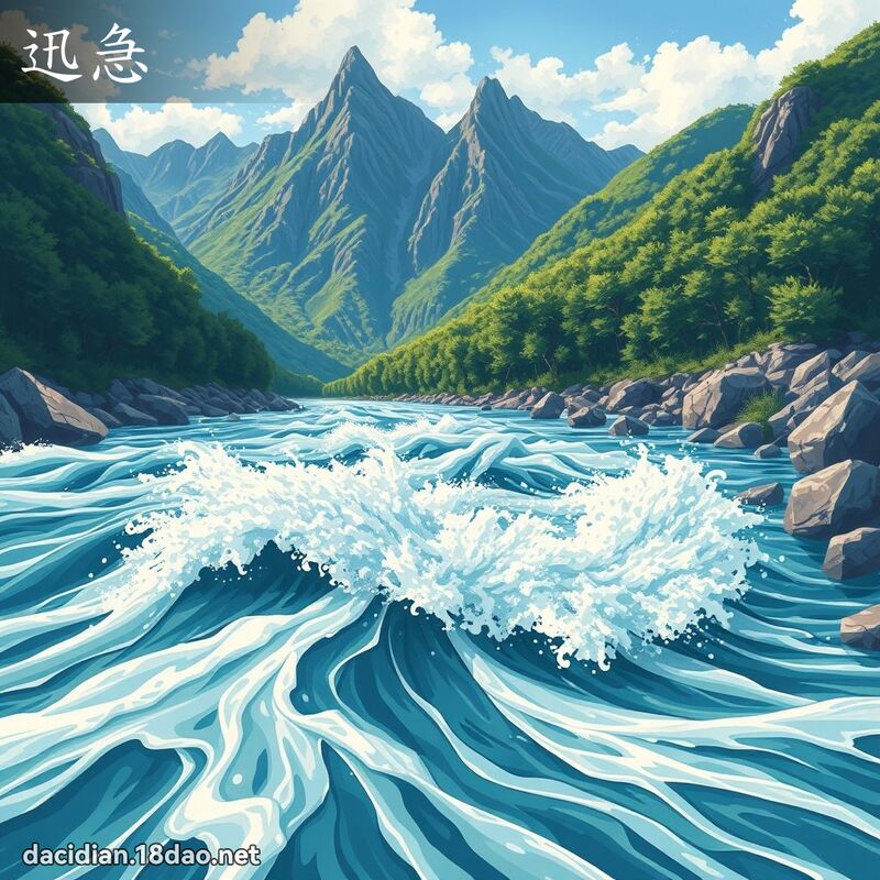 迅急 - 国语大辞典配图