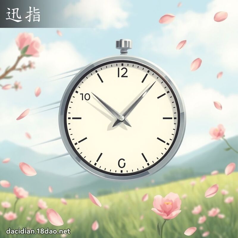 迅指 - 國語大辭典配圖