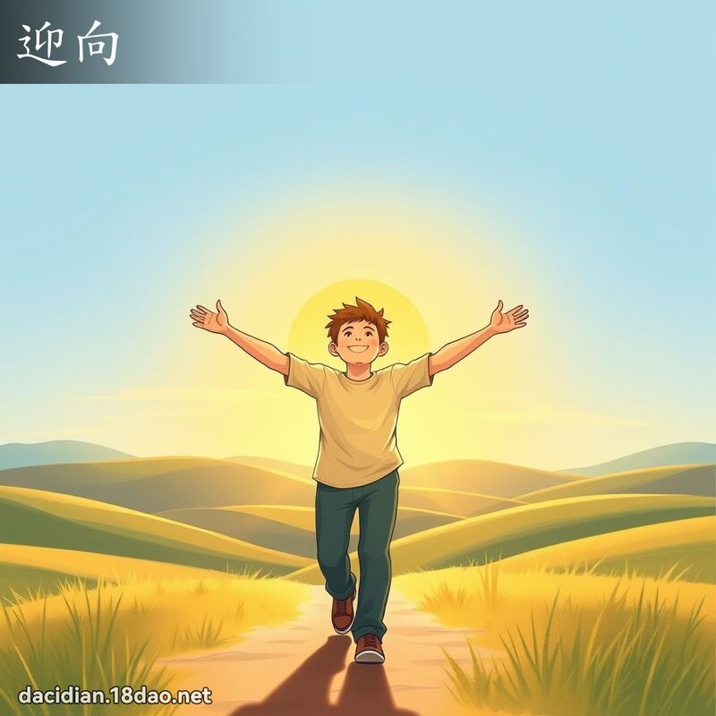 迎向 - 国语大辞典配图