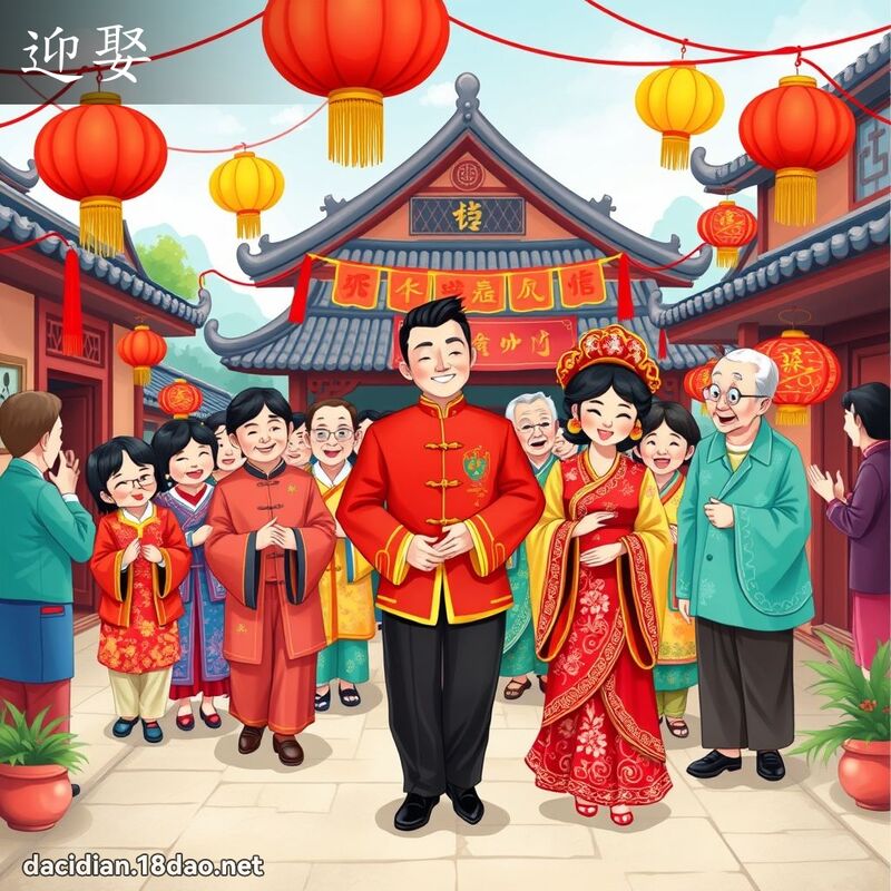 迎娶 - 國語大辭典配圖