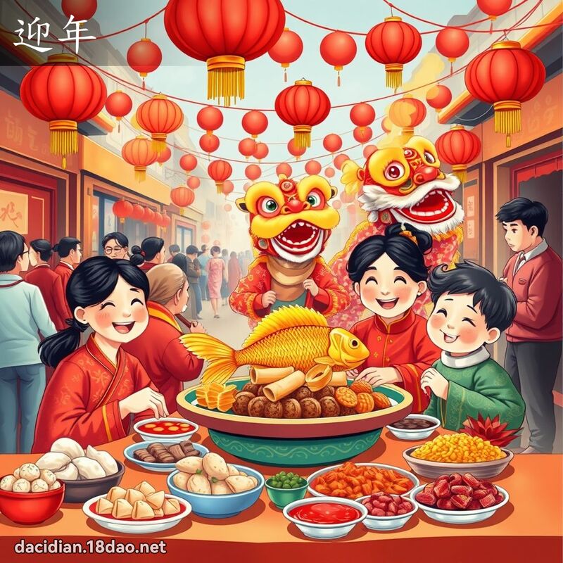 迎年 - 国语大辞典配图