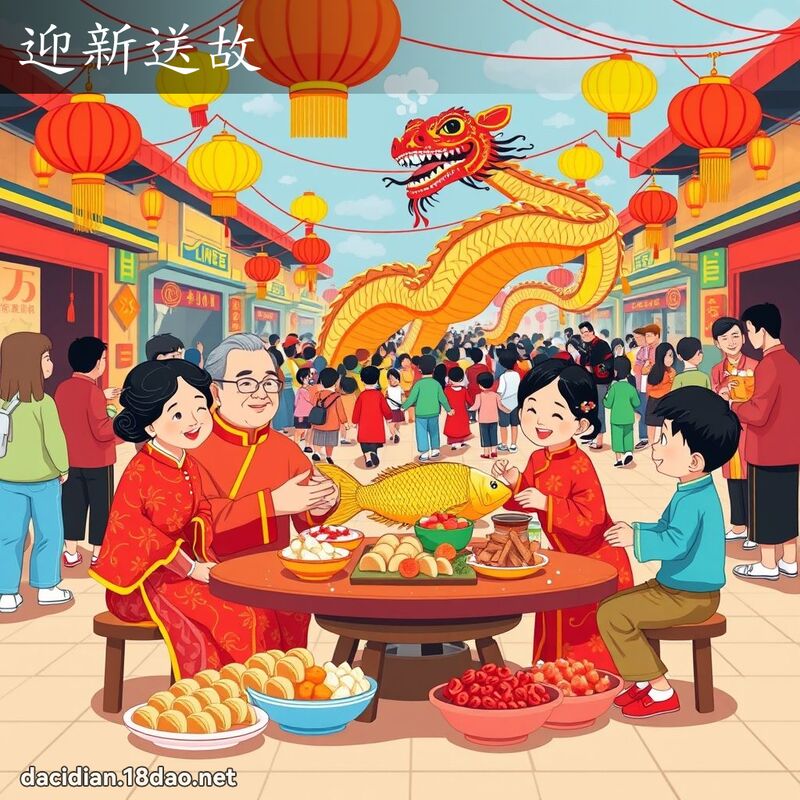 迎新送故 - 國語大辭典配圖