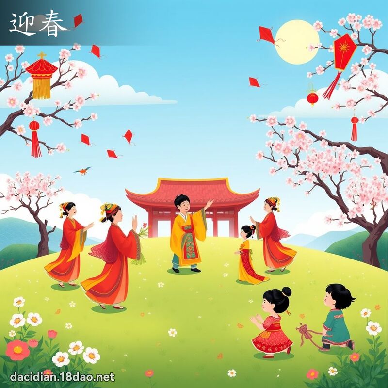 迎春 - 國語大辭典配圖