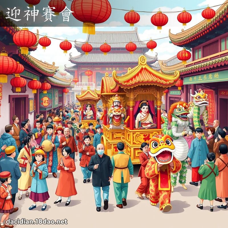 迎神赛会 - 国语大辞典配图