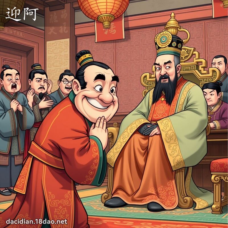 迎阿 - 國語大辭典配圖