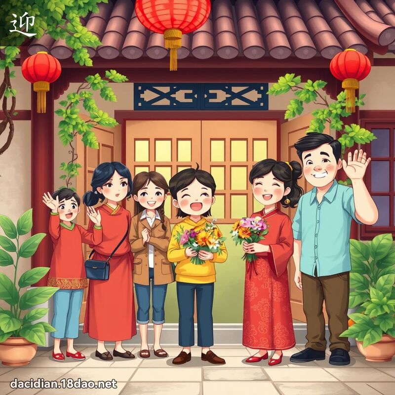 漢字: 迎 (多音字)