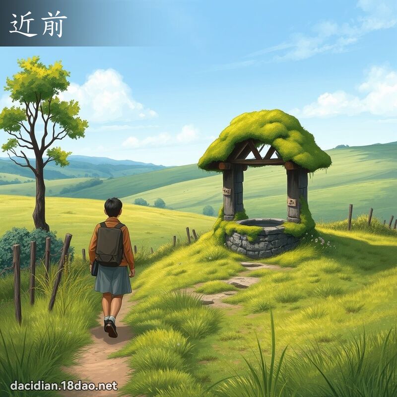 近前 - 国语大辞典配图