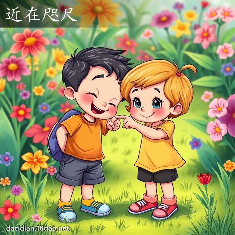 近在咫尺 - 国语大辞典配图
