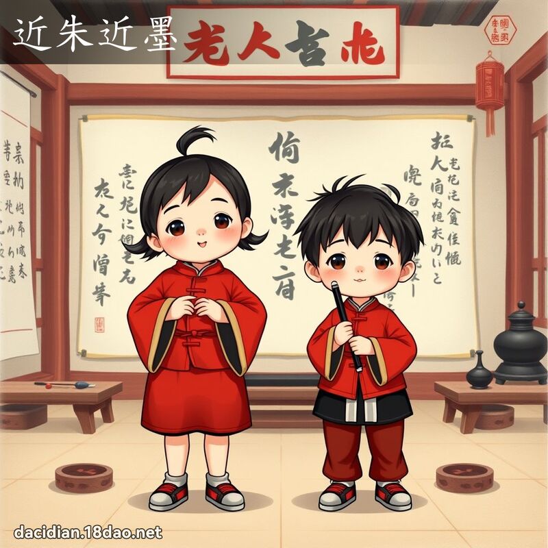 近朱近墨 - 國語大辭典配圖