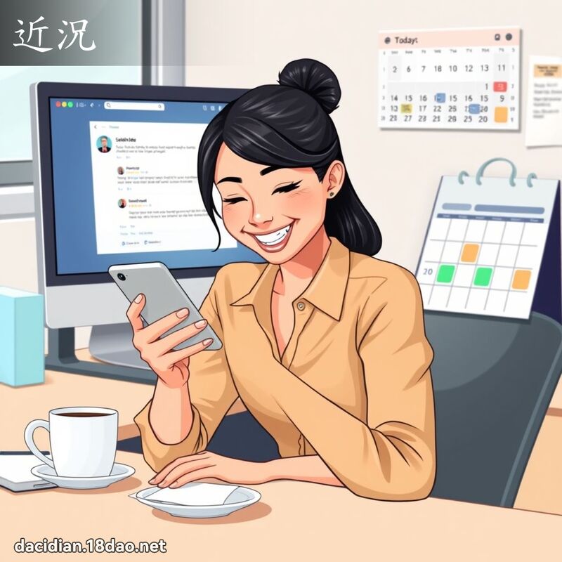 近况 - 国语大辞典配图