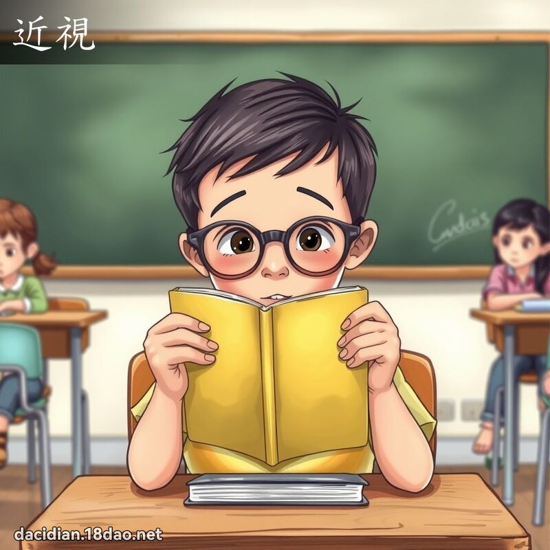 近视 - 国语大辞典配图