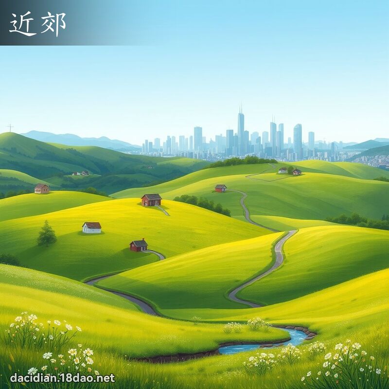 近郊 - 国语大辞典配图
