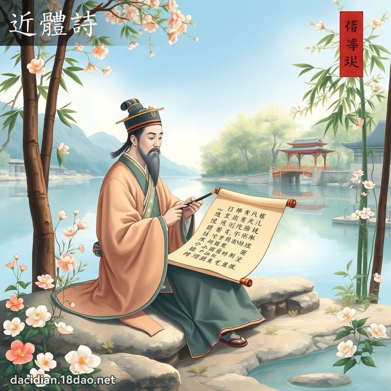 近体诗 - 国语大辞典配图