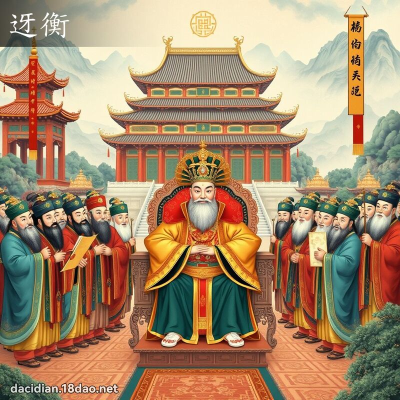 迓衡 - 国语大辞典配图