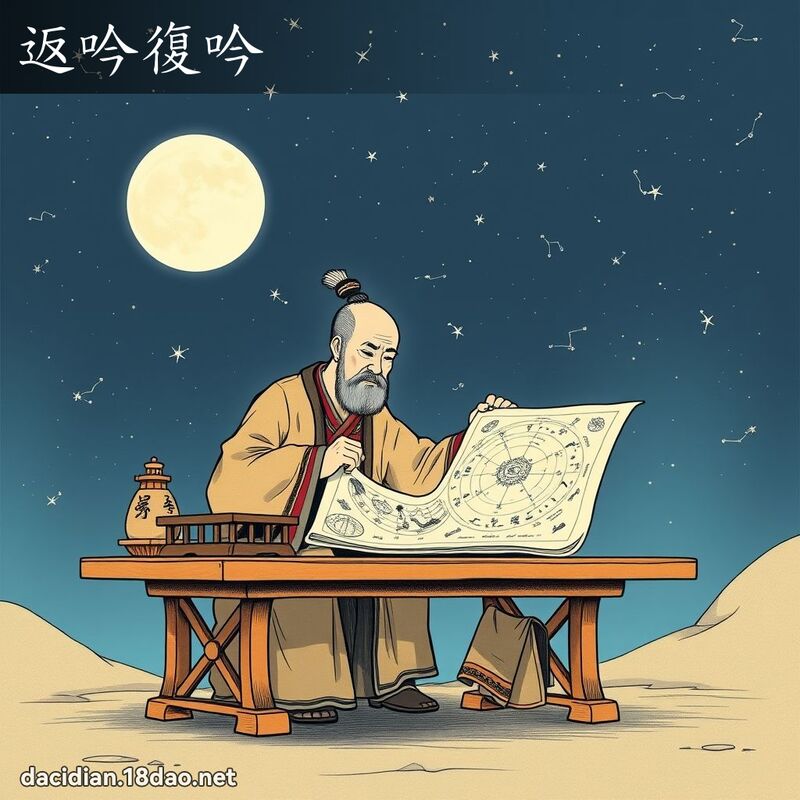 返吟復吟 - 國語大辭典配圖