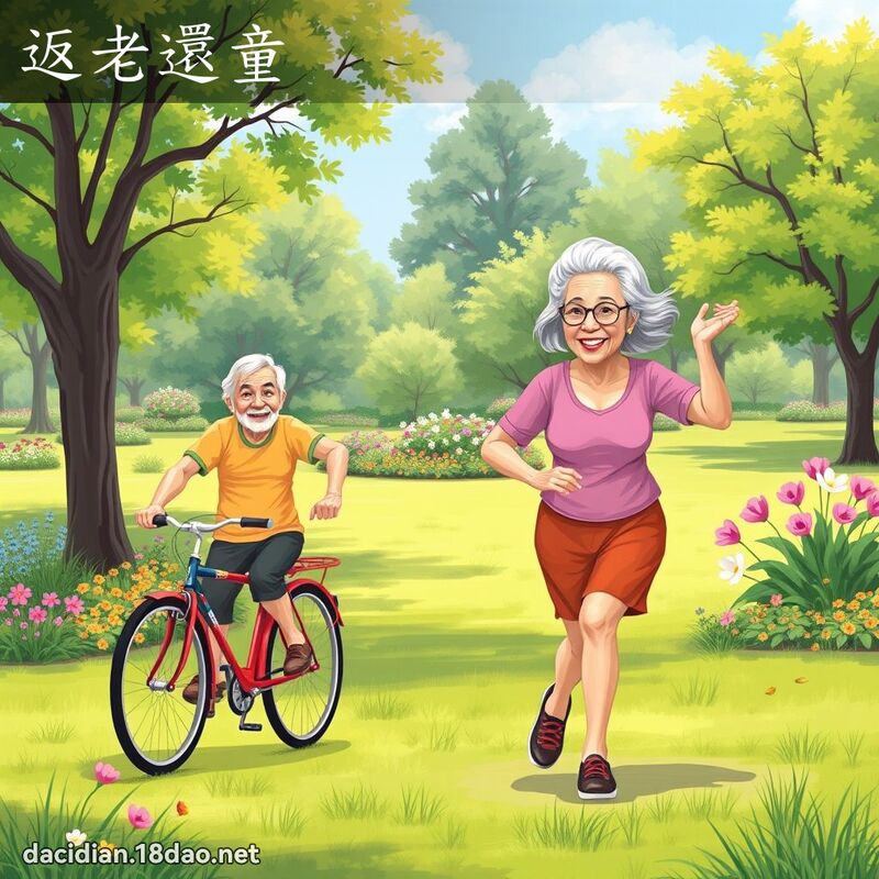 返老还童 - 国语大辞典配图