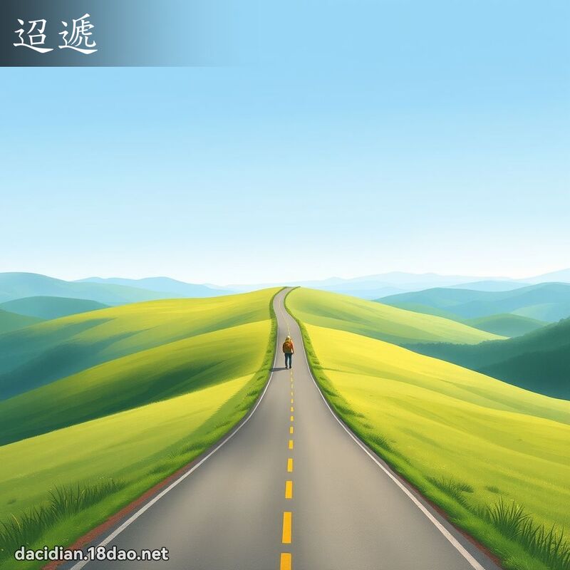 迢递 - 国语大辞典配图