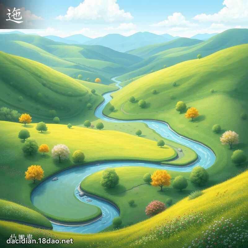 漢字: 迤 (多音字)