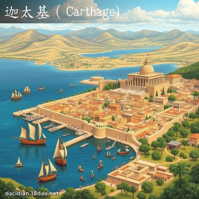 迦太基（Carthage) - 國語大辭典配圖