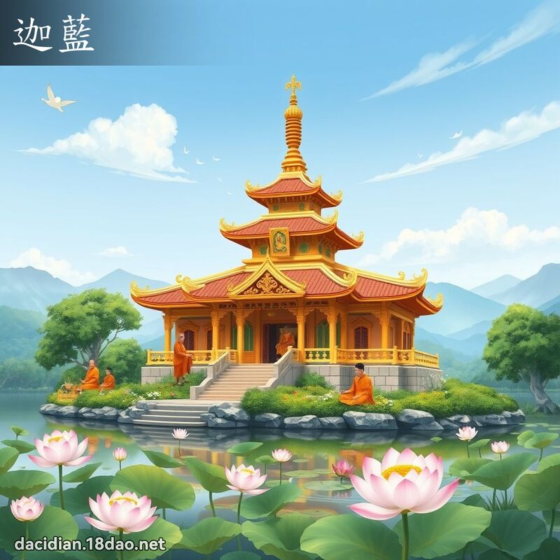 迦藍 - 國語大辭典配圖