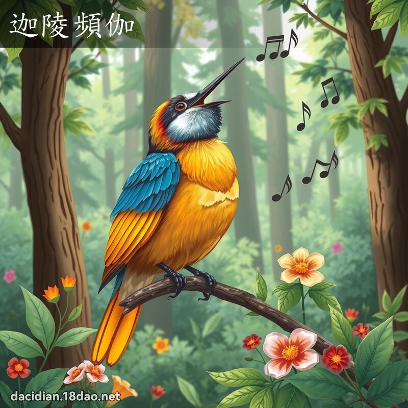 迦陵频伽 - 国语大辞典配图